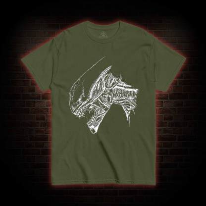 Aliens Head T-shirt 