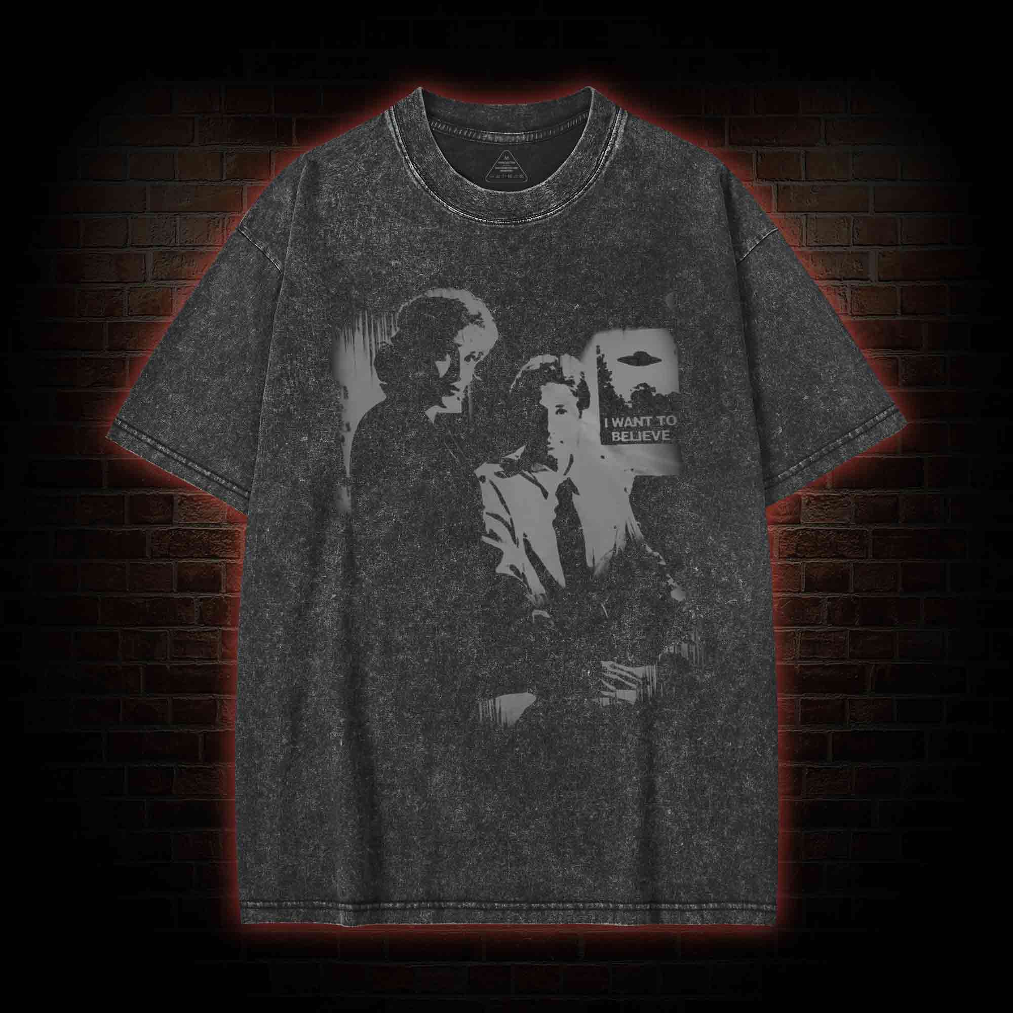 I Want to Believe Washed T-shirt