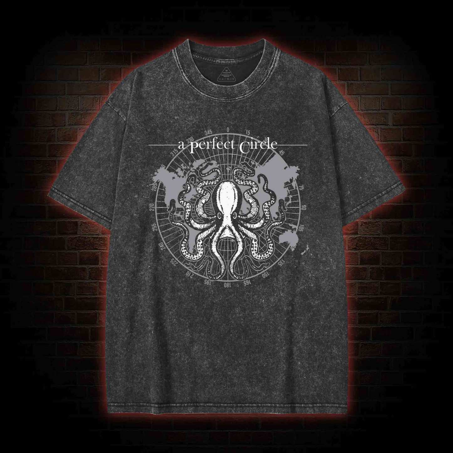 Octopus Perfect Circular Washed T-shirt