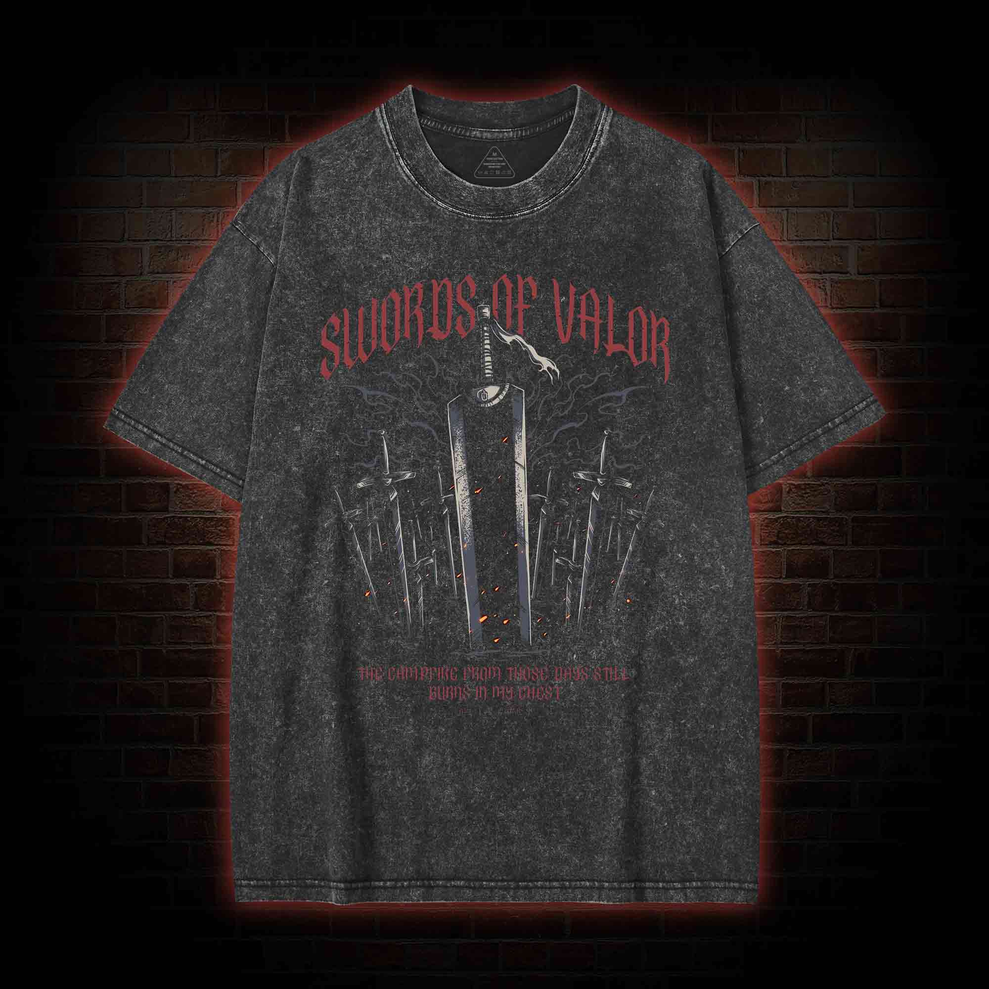 Swords of Valor Washed T-shirt