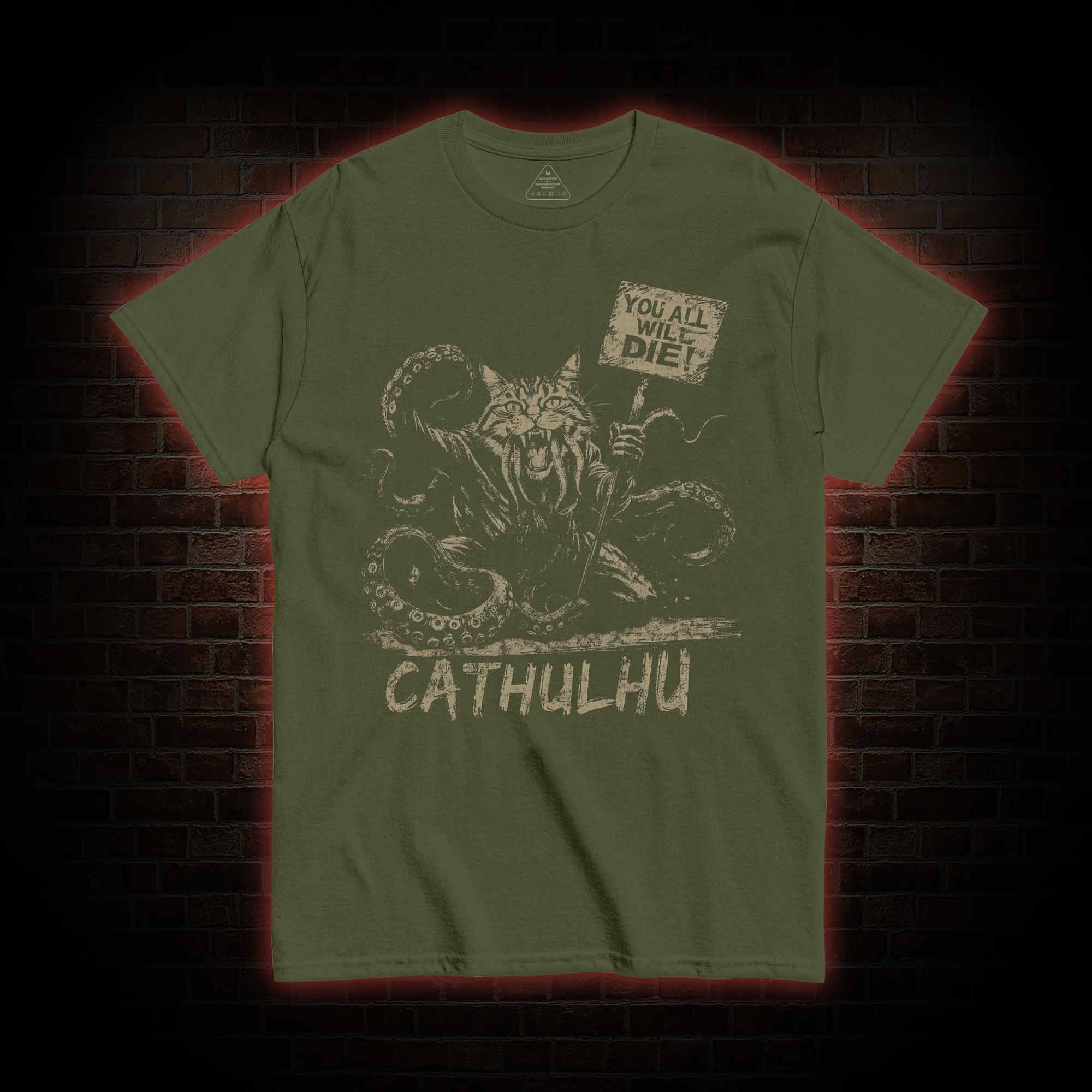 Cathulhu Retro T-shirt 