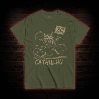 Cathulhu Retro T-shirt 