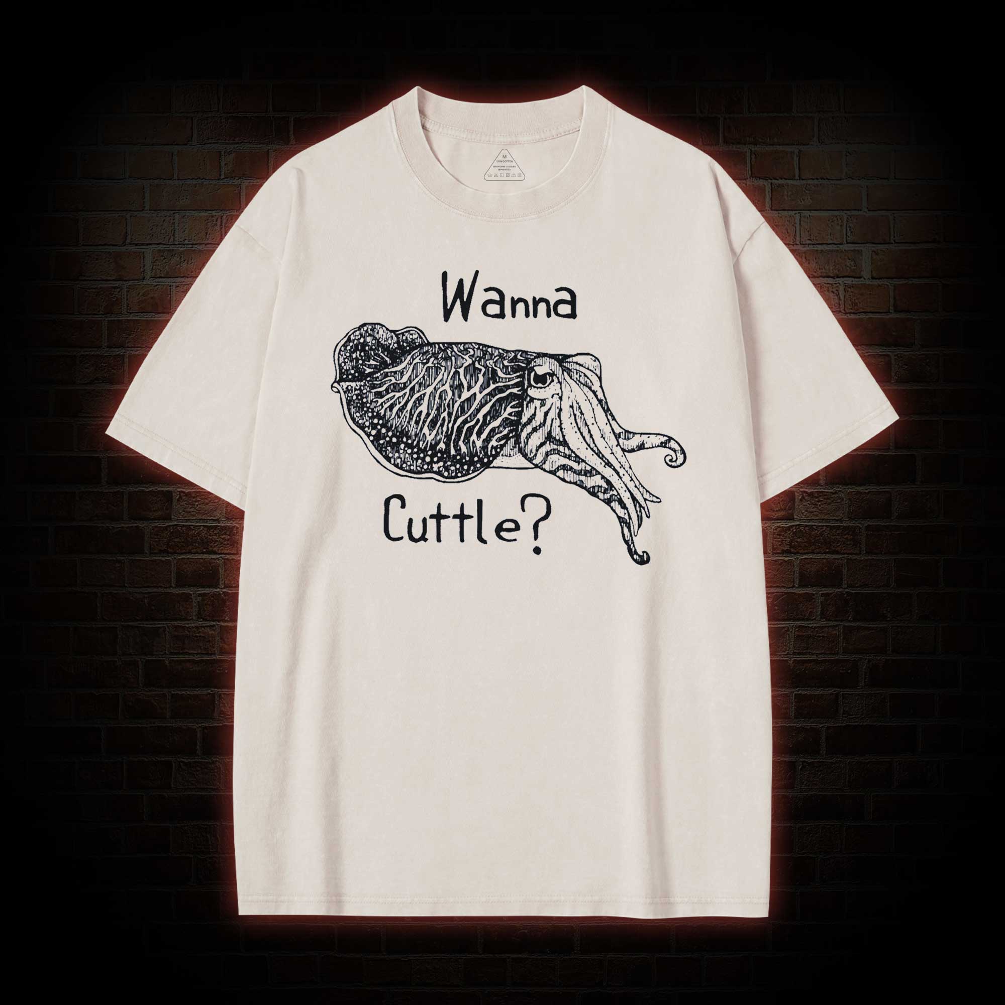 Wanna Cuttle Washed T-shirt