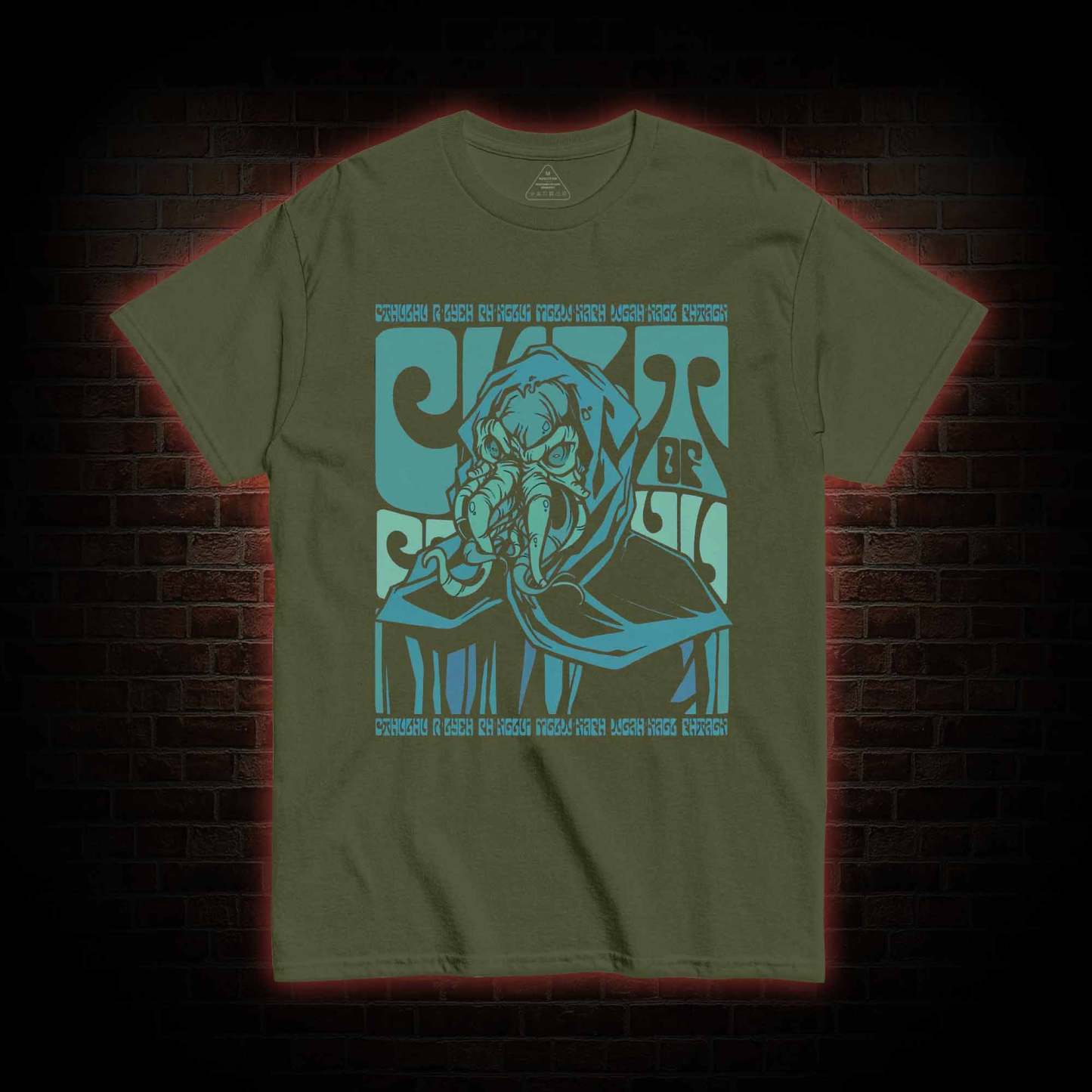 Cult of Cthulhu Retro T-shirt 