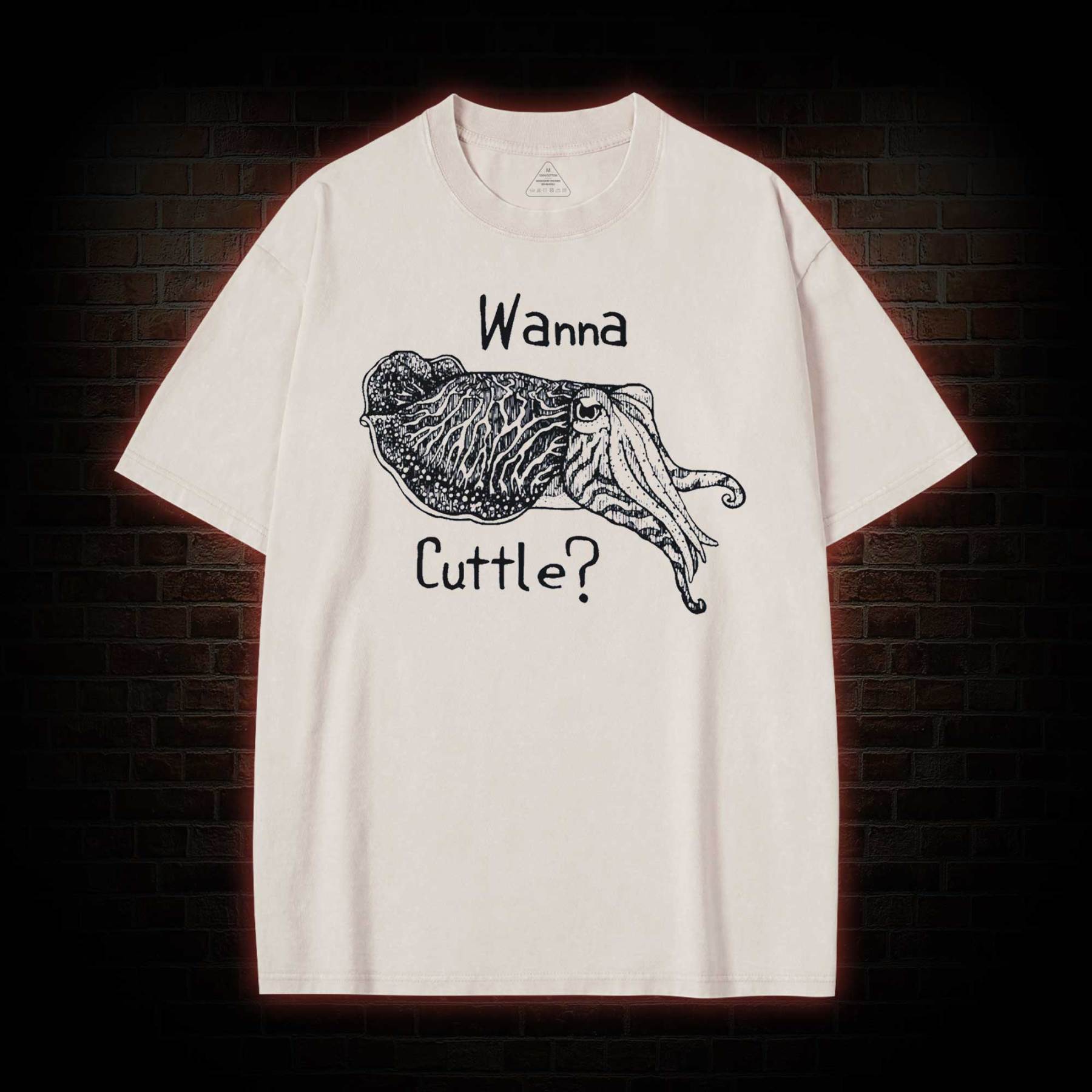 Wanna Cuttle Washed T-shirt