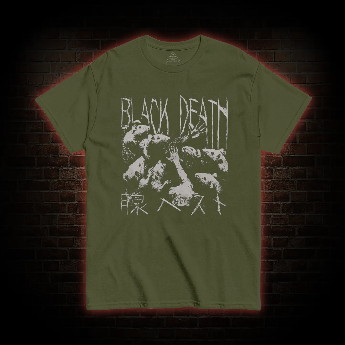 Black Death Rat T-shirt 