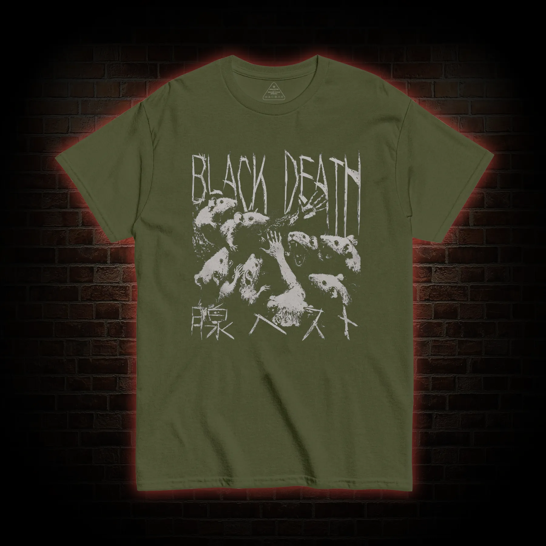 Black Death Rat T-shirt 