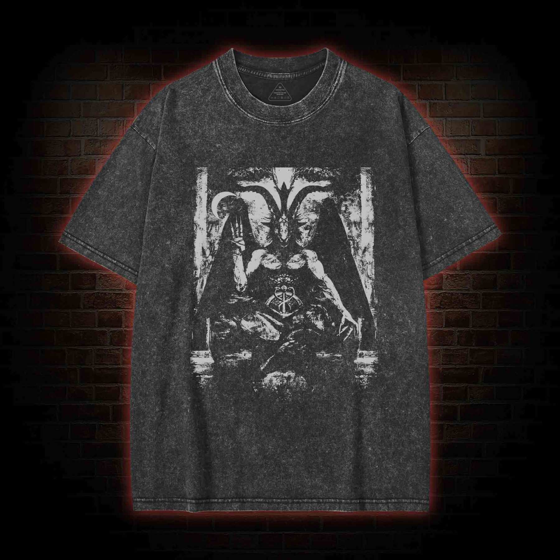 Demonic Goat Washed T-shirt