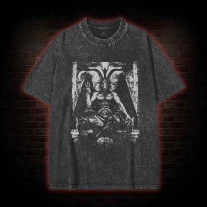 Demonic Goat Washed T-shirt