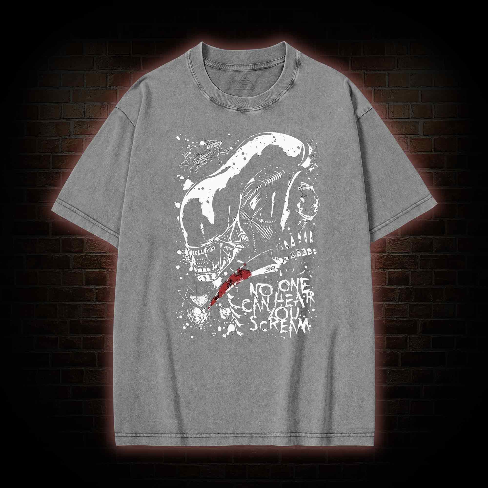 No One Can Hear Your Scream Washed T-shirt