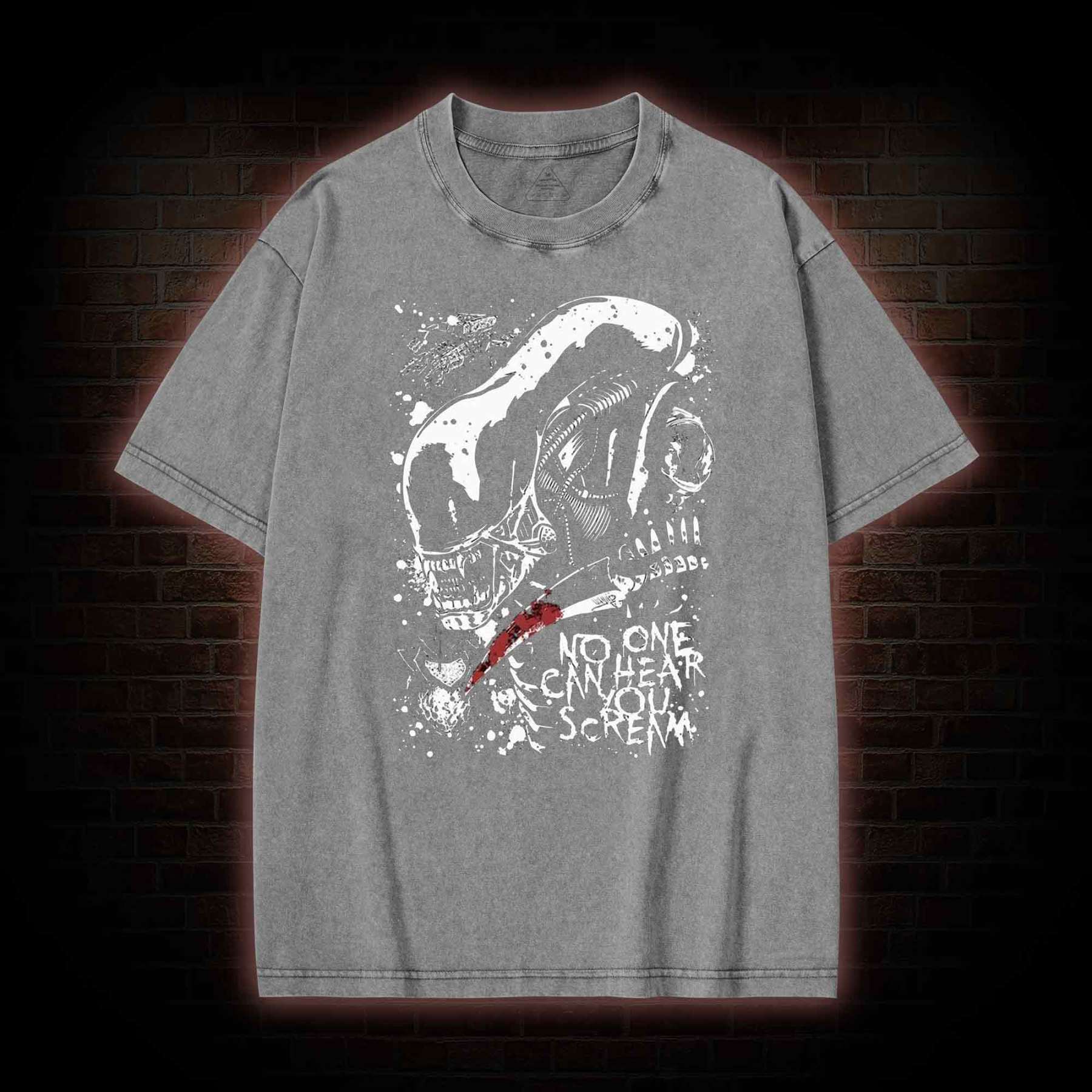 No One Can Hear Your Scream Washed T-shirt
