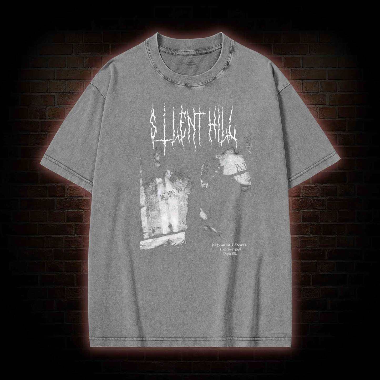 In My Restless Dreams I See That Town Washed T-shirt