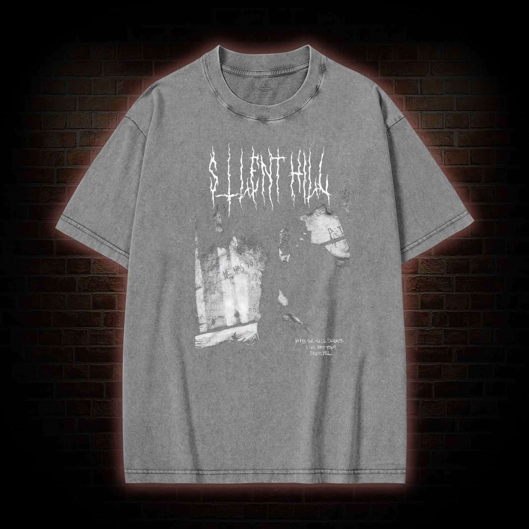 In My Restless Dreams I See That Town Washed T-shirt