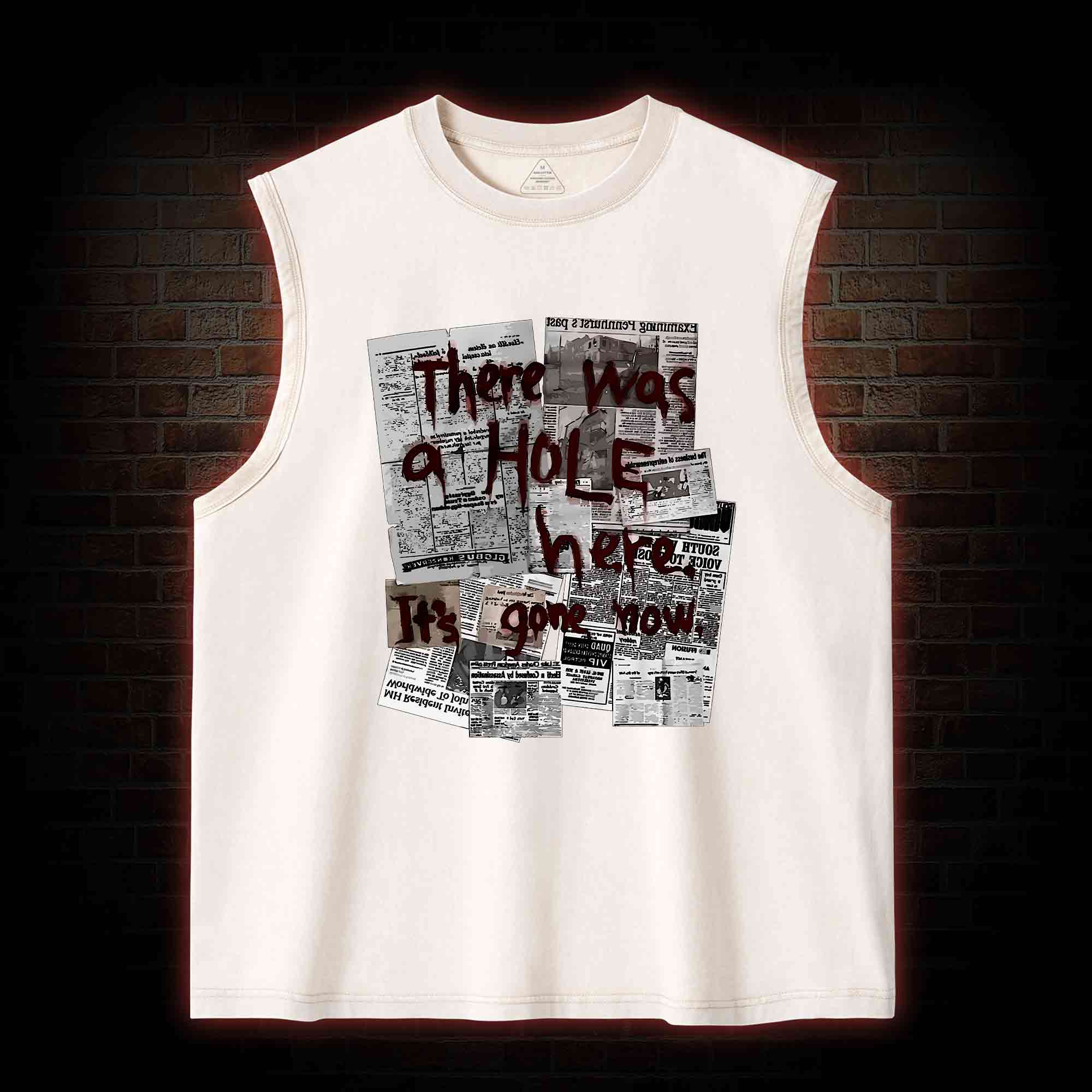 There Was a Hole Washed Tank Top