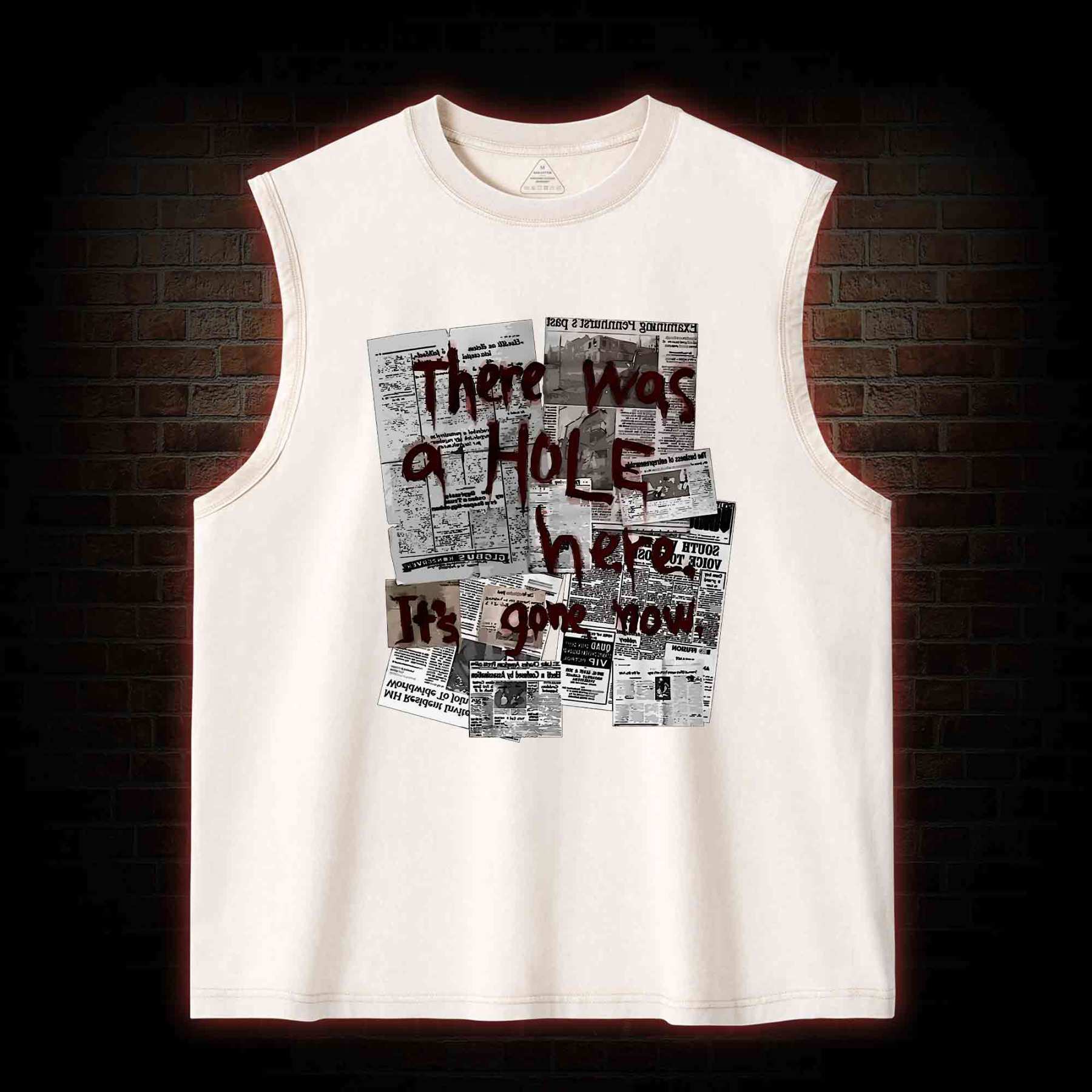 There Was a Hole Washed Tank Top