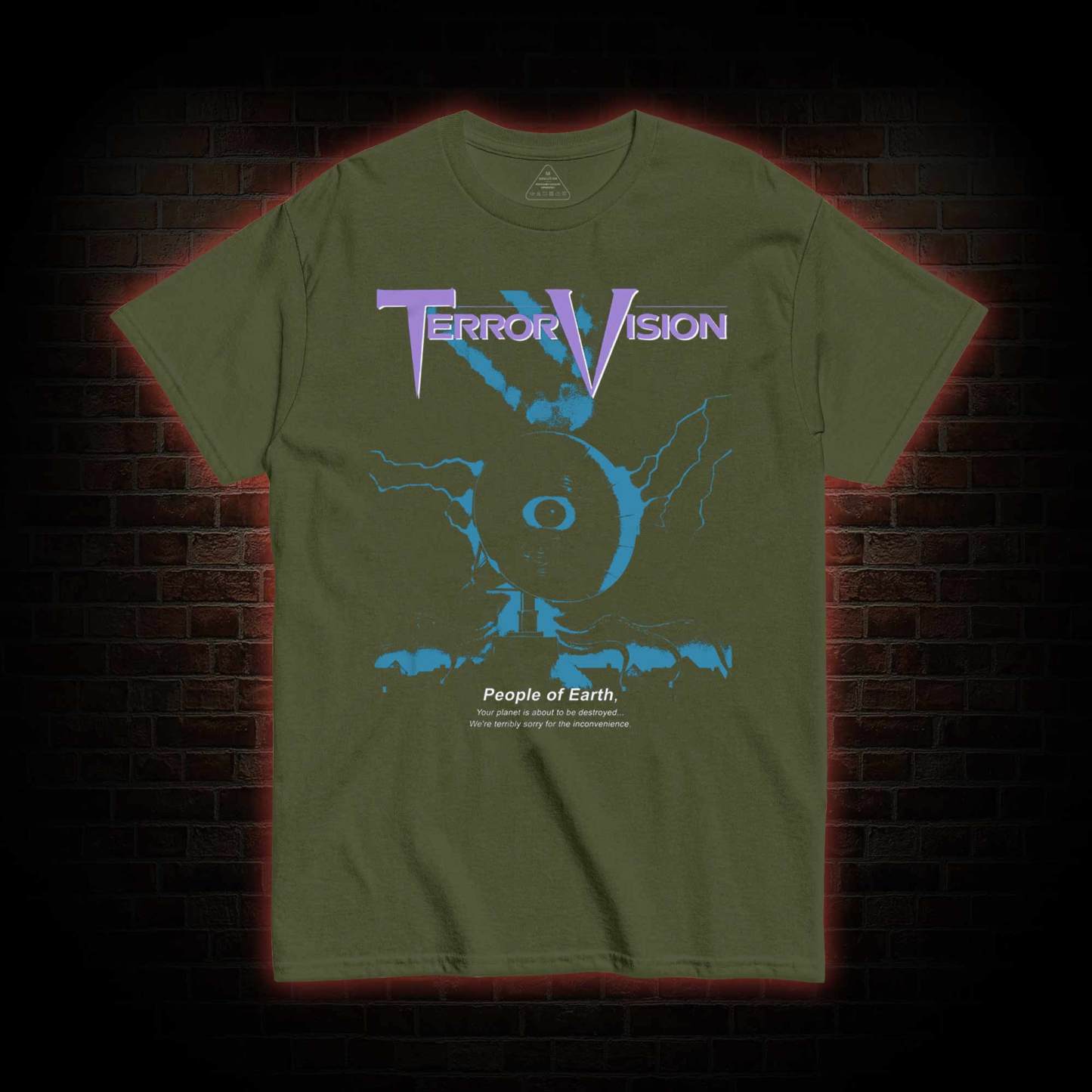 Satellite Dish Alien Terror T-shirt