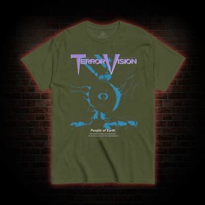 Satellite Dish Alien Terror T-shirt