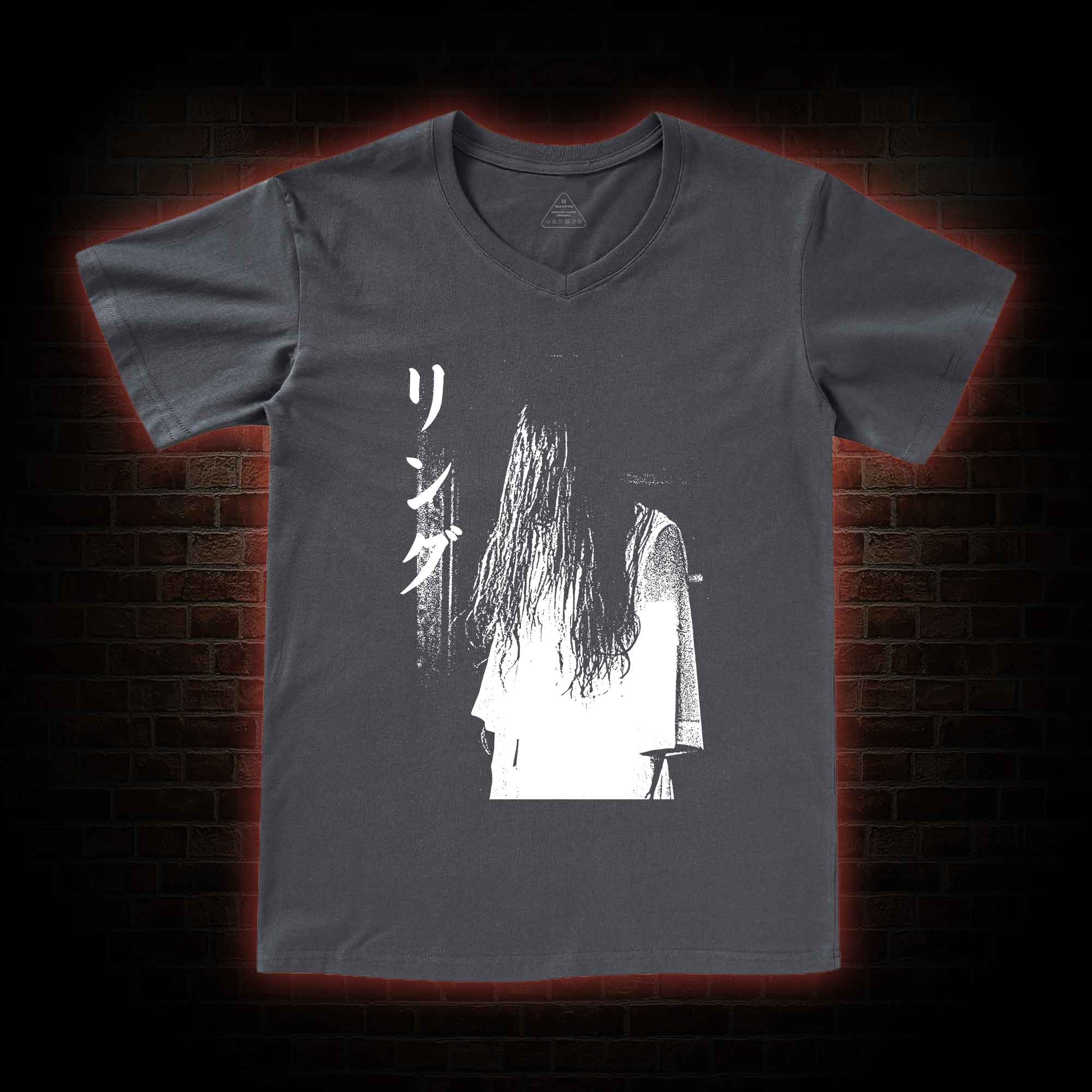 Vintage Ghost V-Neck Classic T-Shirt