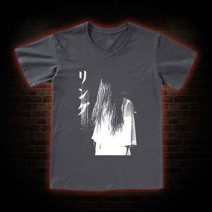 Vintage Ghost V-Neck Classic T-Shirt