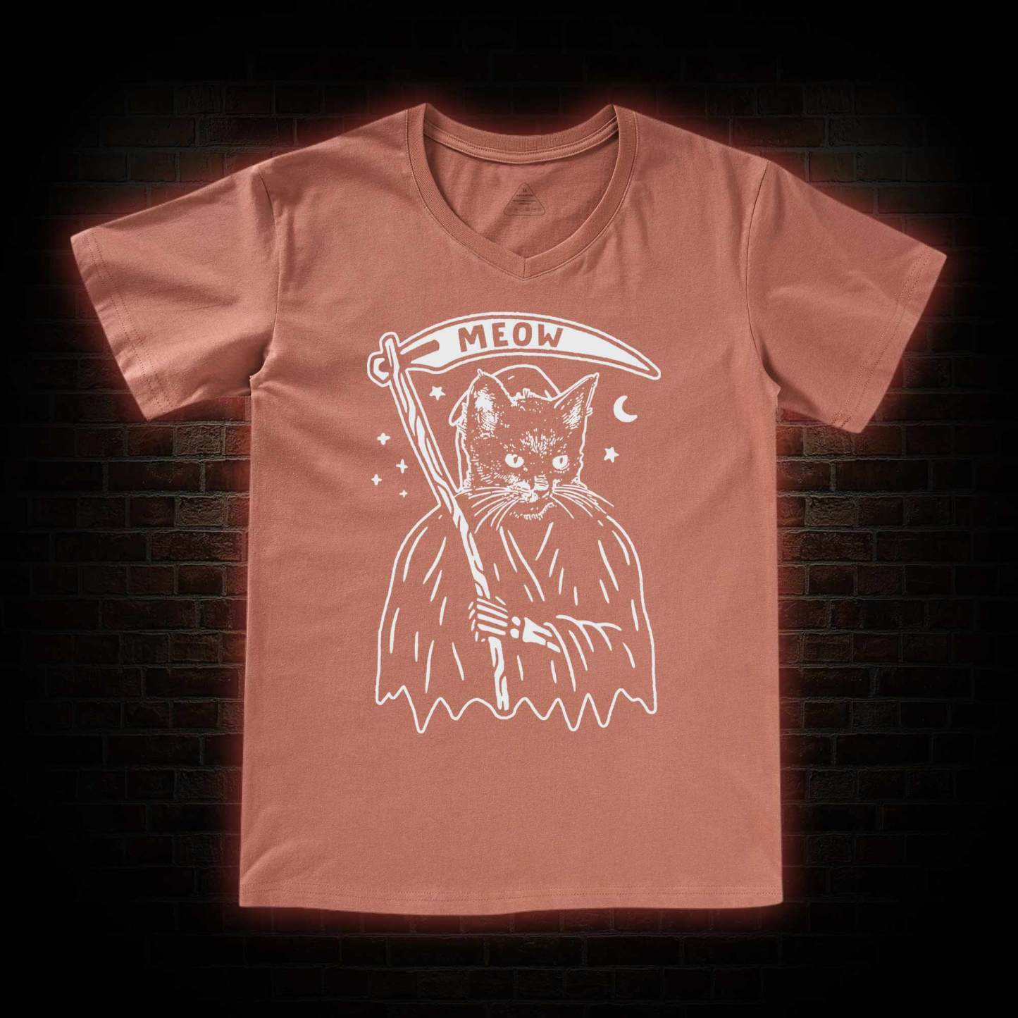 Death Meow V-Neck Classic T-Shirt