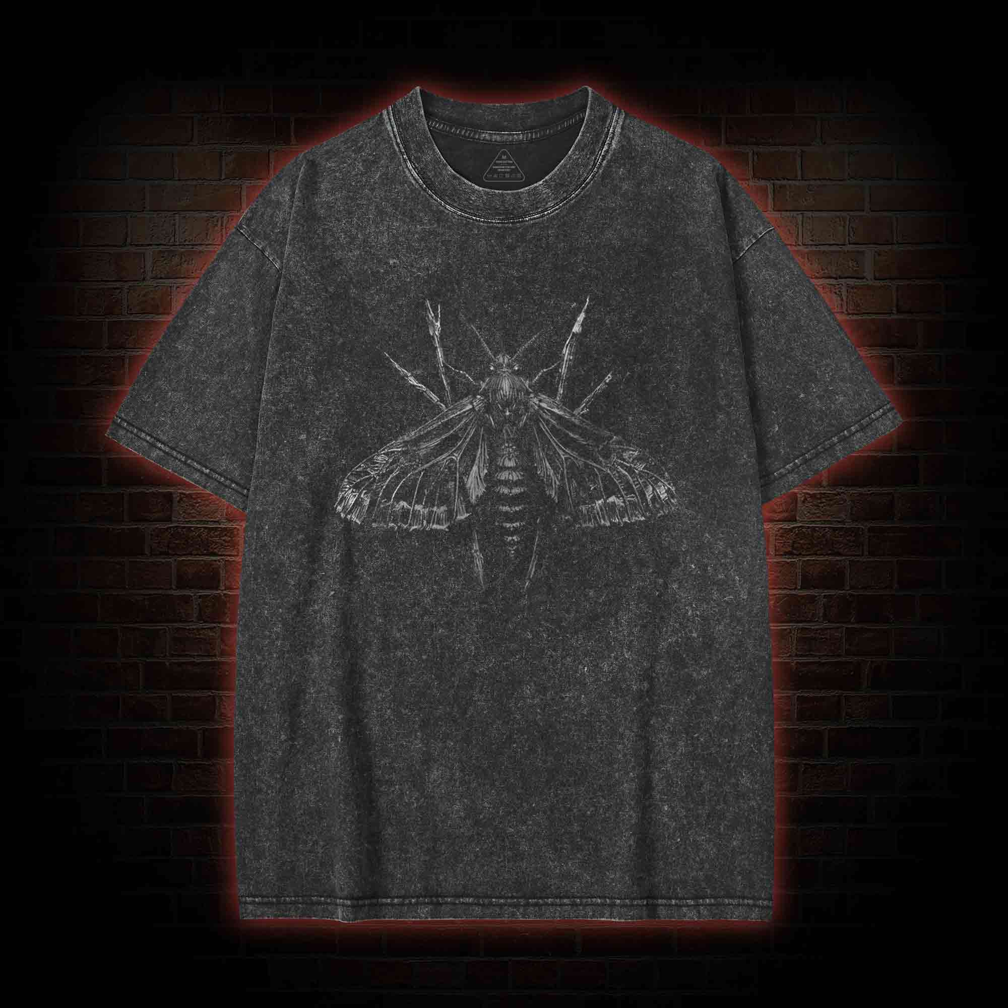 Black Moth Washed T-shirt