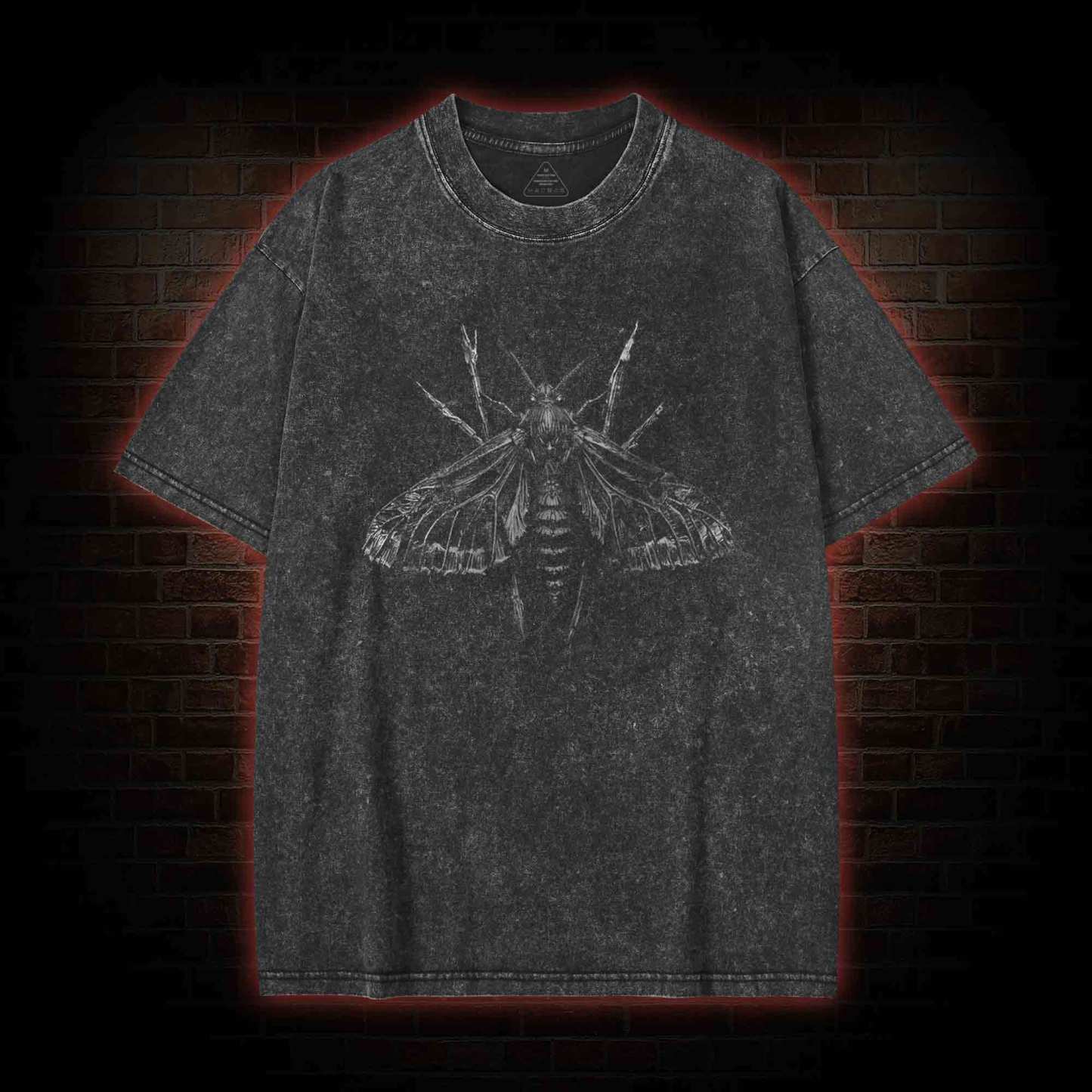 Black Moth Washed T-shirt