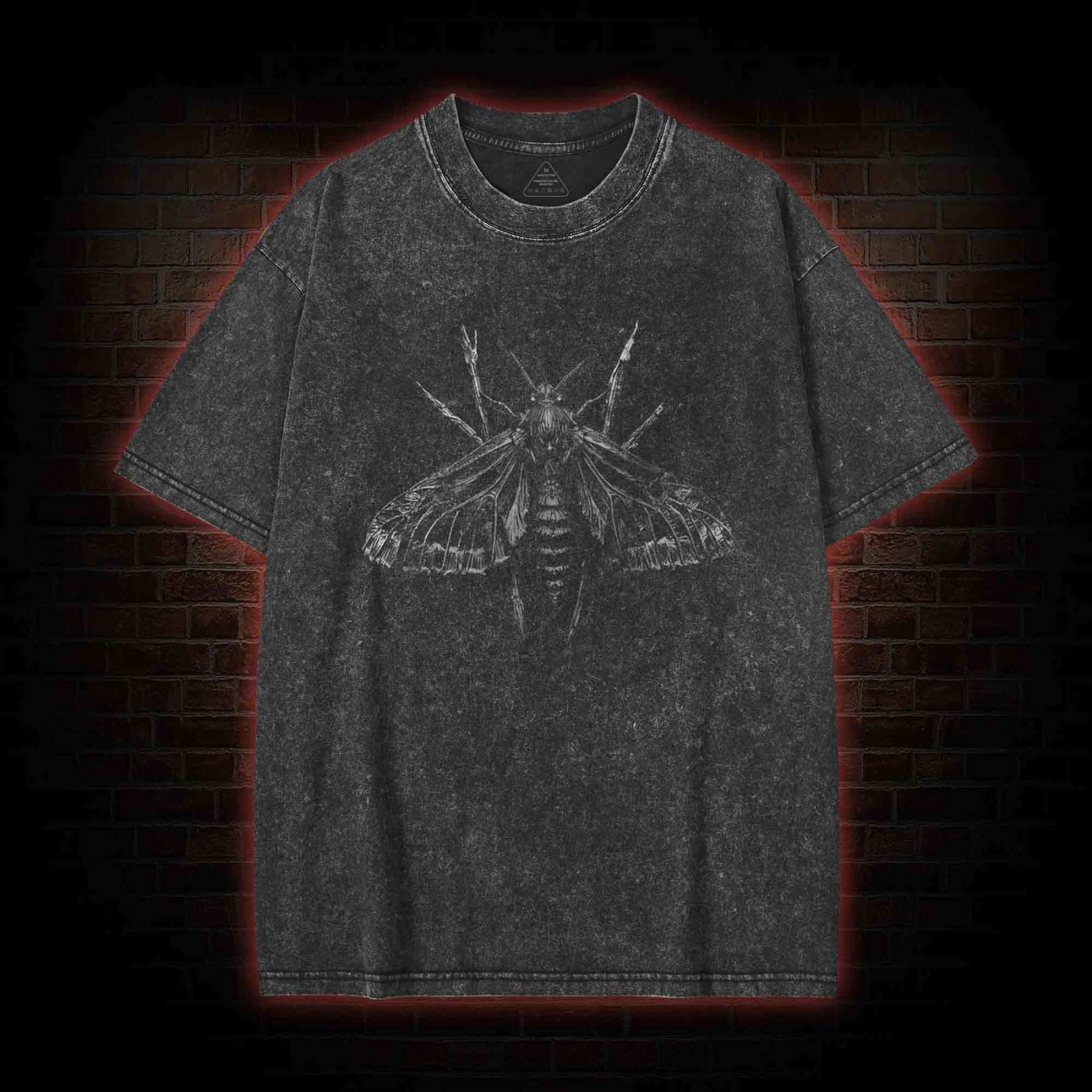 Black Moth Washed T-shirt
