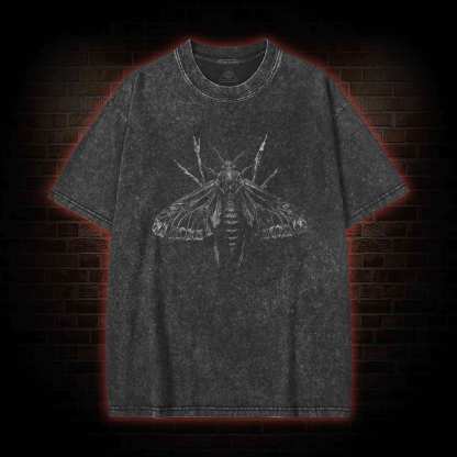 Black Moth Washed T-shirt