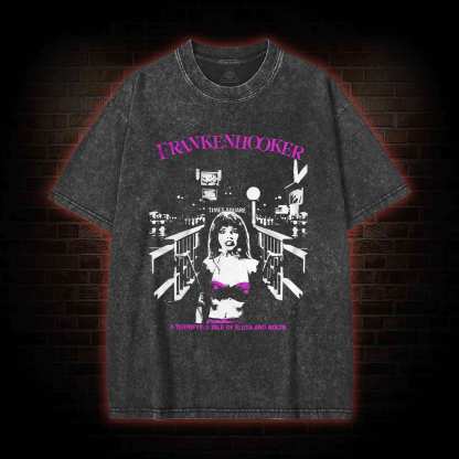 A Terrifying Tale Of Sluts And Bolts Washed T-shirt