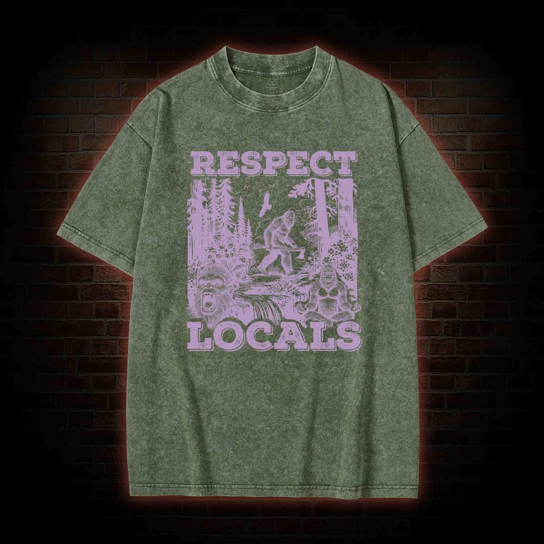 Respect Locals Washed T-shirt