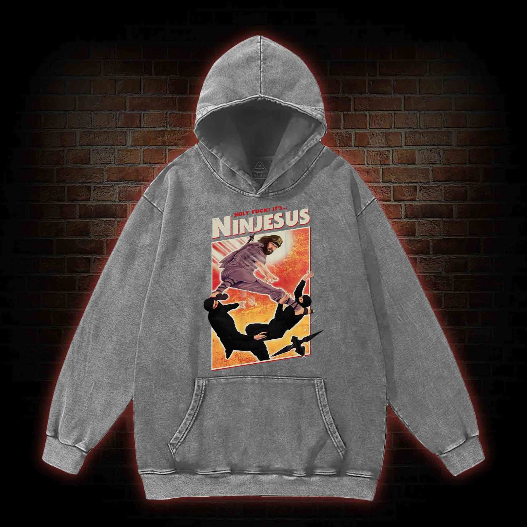 Ninjesus Washed Hoodie