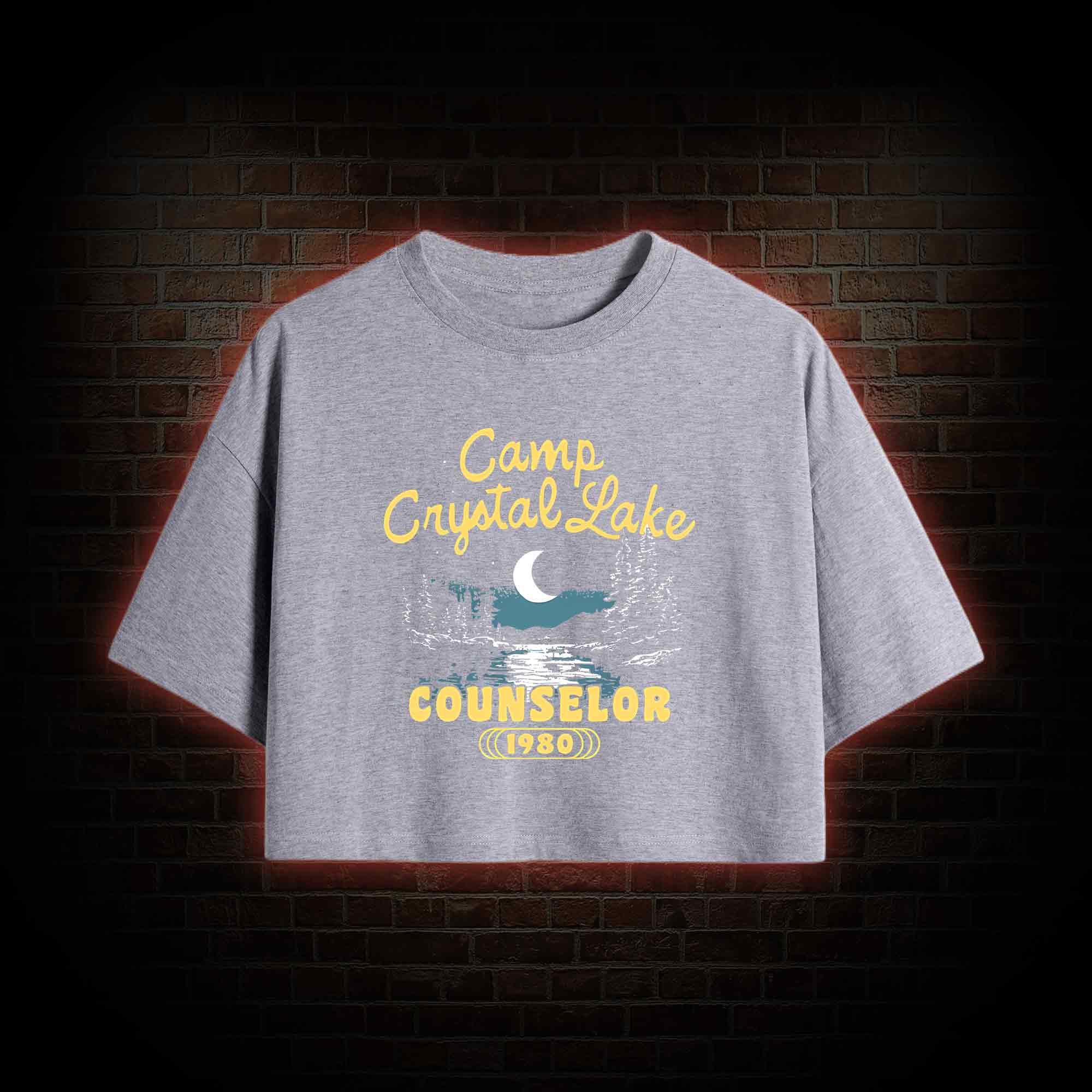 Camp Crystal Lake Counselor Crop Top