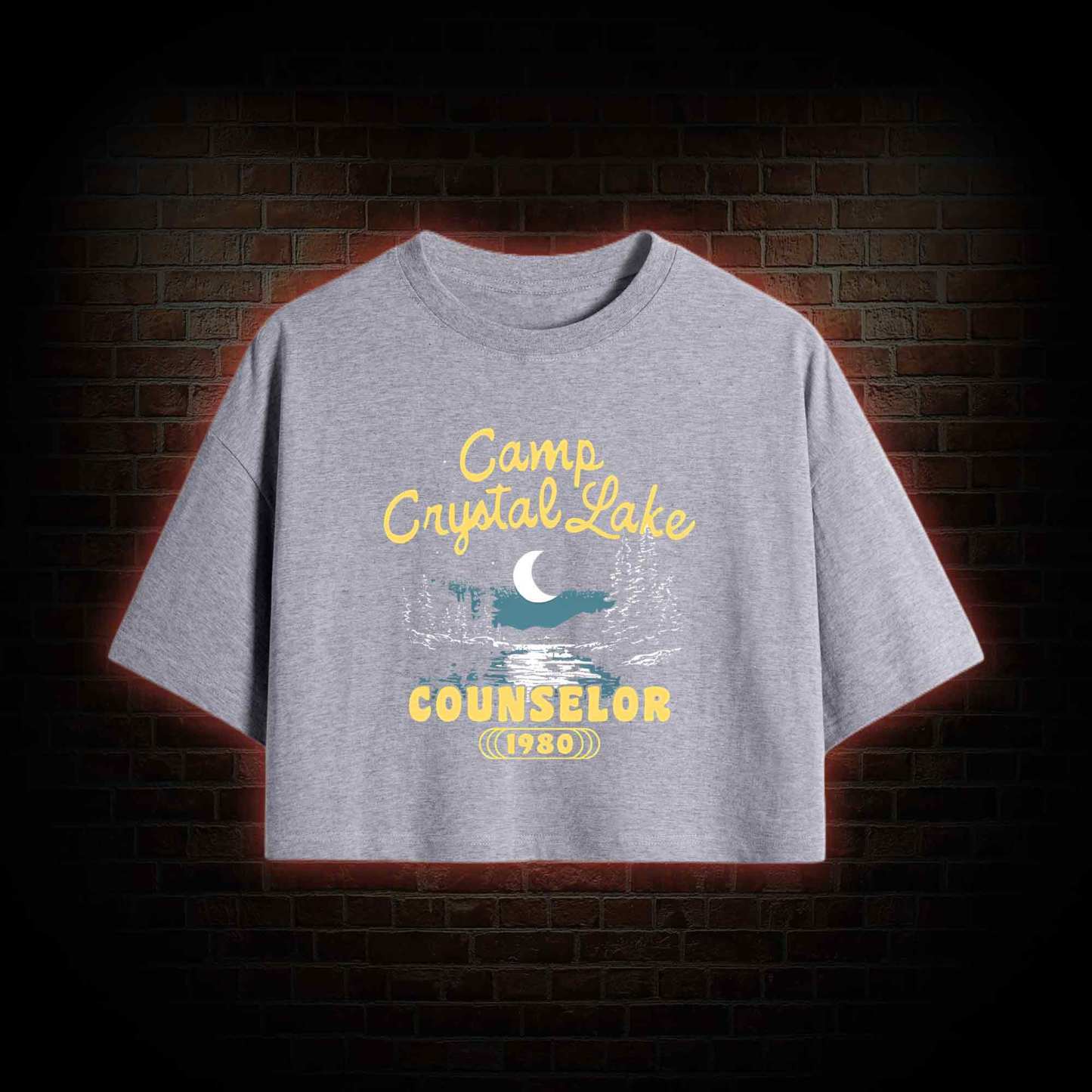 Camp Crystal Lake Counselor Crop Top