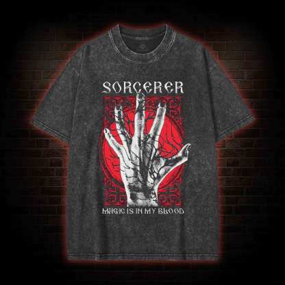 Magic is in My Blood Washed T-shirt