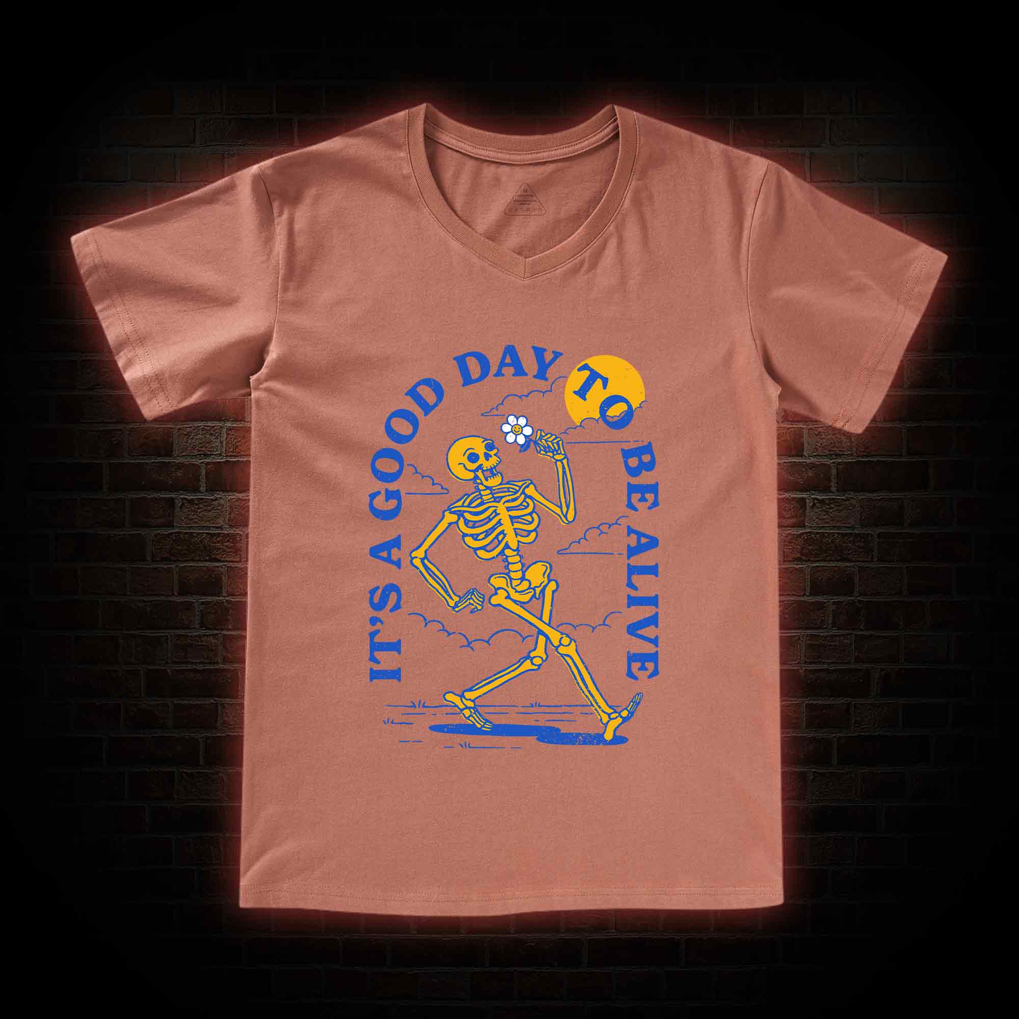 It's A Good Day To Be Alive V-Neck Classic T-Shirt