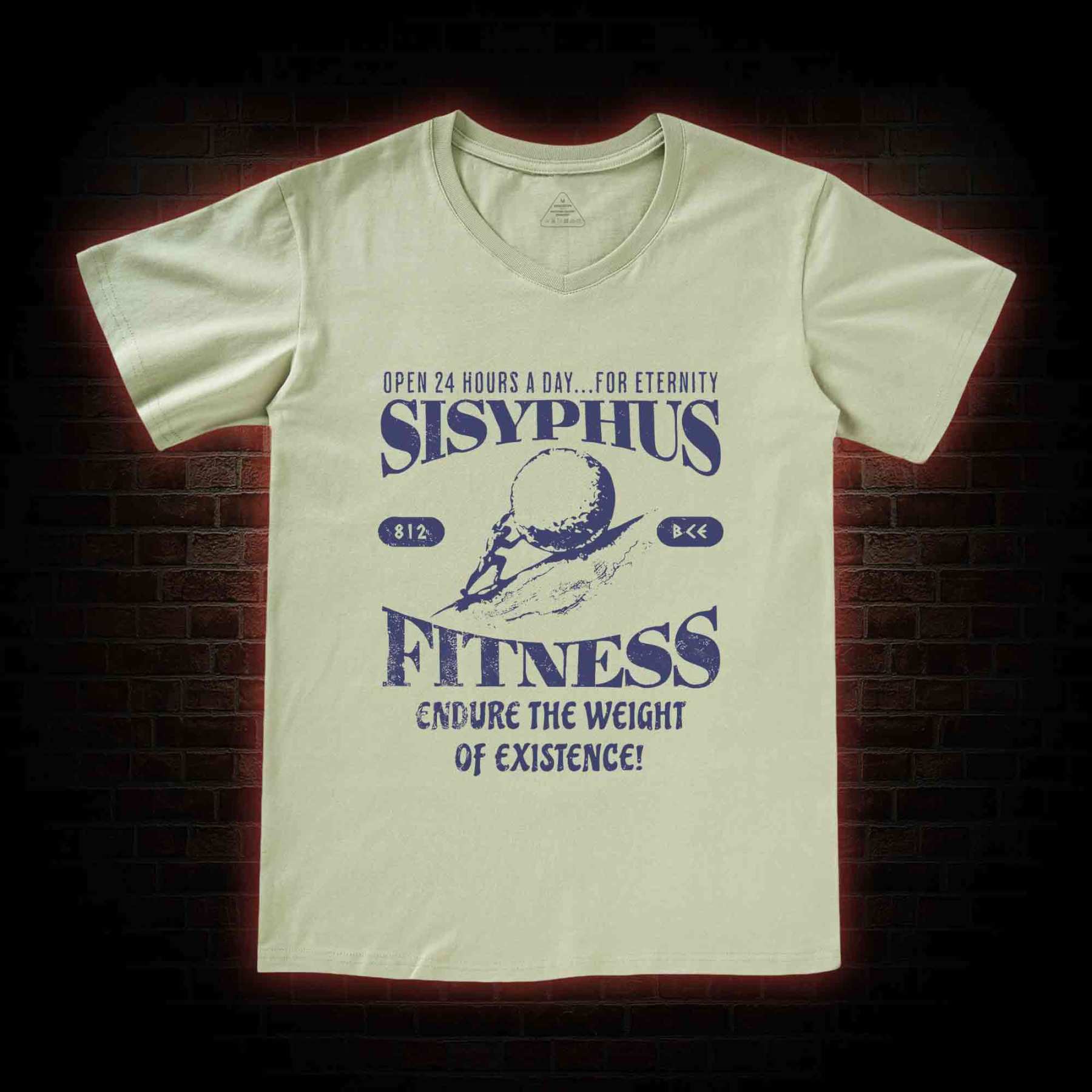 Sisyphus Fitness V-Neck Classic T-Shirt