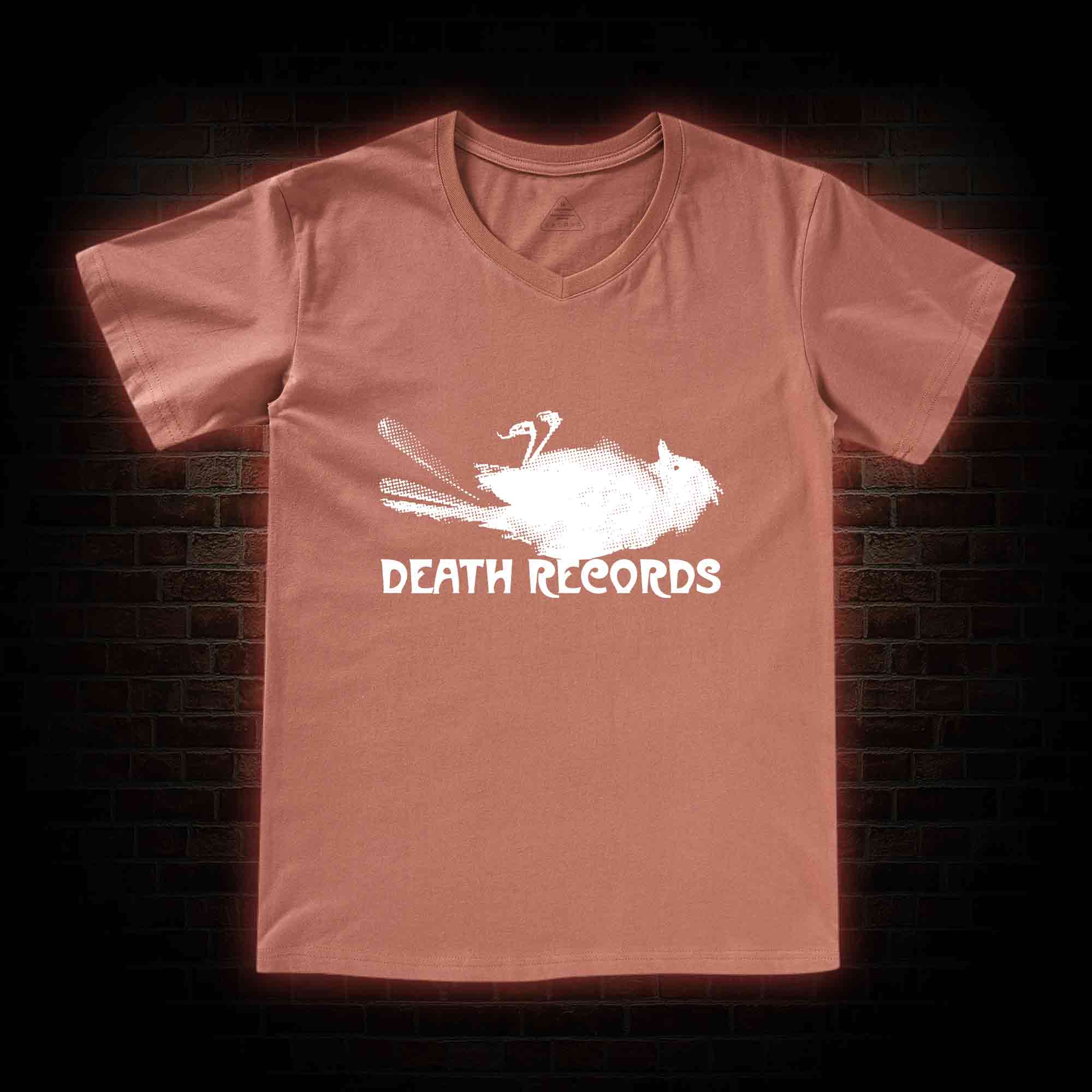 Death Records V-Neck Classic T-Shirt