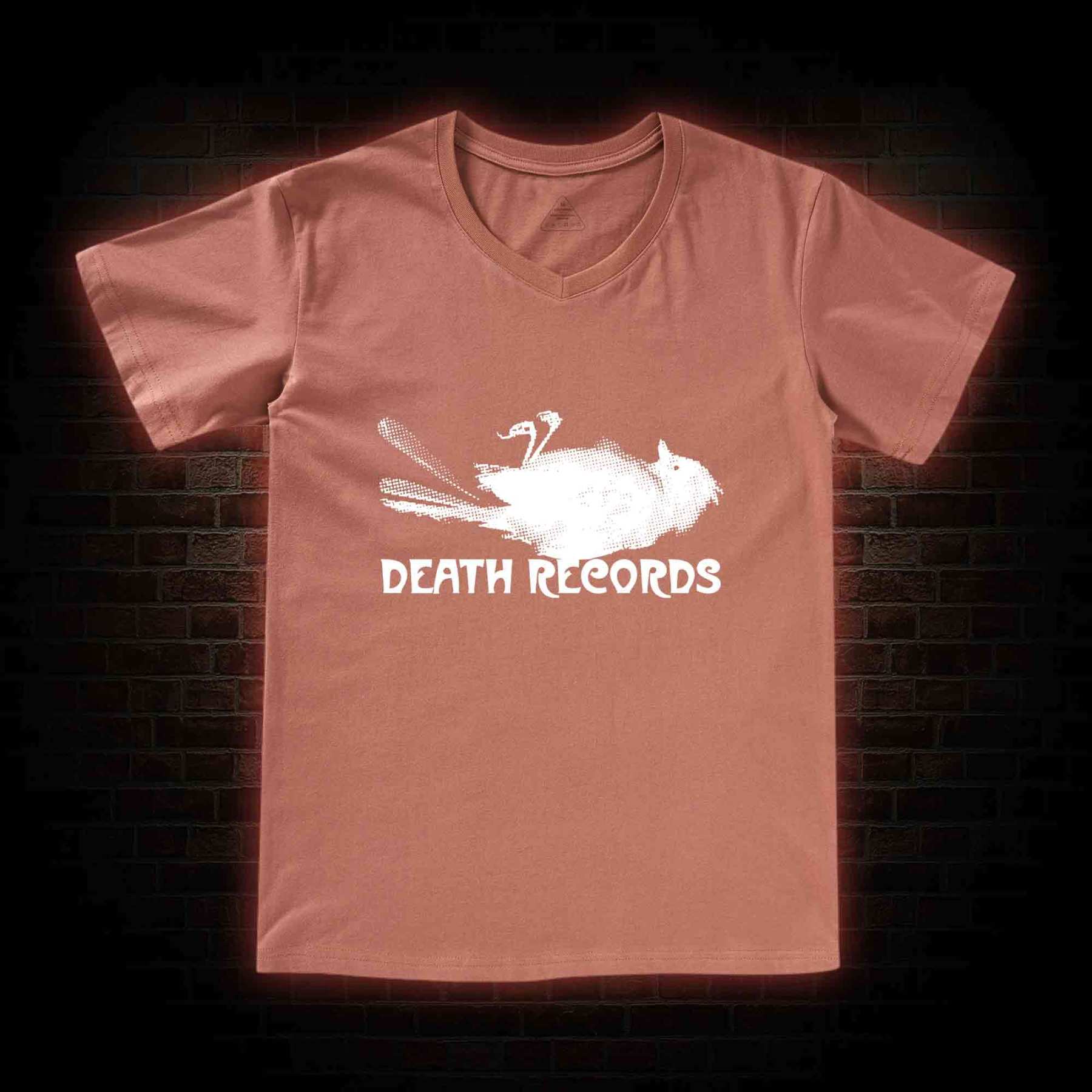 Death Records V-Neck Classic T-Shirt