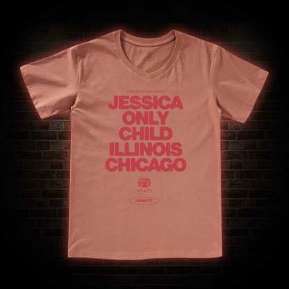 Jessica Only Child V-Neck Classic T-Shirt