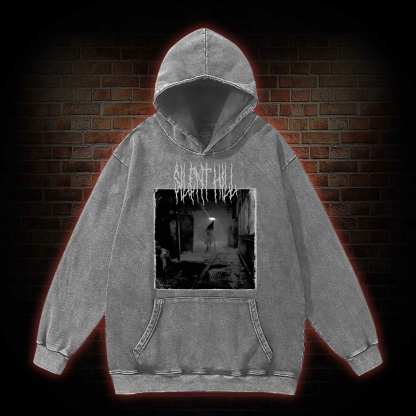 Red Pyramid Thing Retro Washed Hoodie