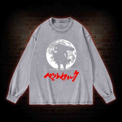 There’s No Paradise for You to Escape Washed Long-Sleeve T-shirt