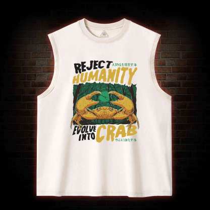 Reject Humanity Crab Washed Tank Top