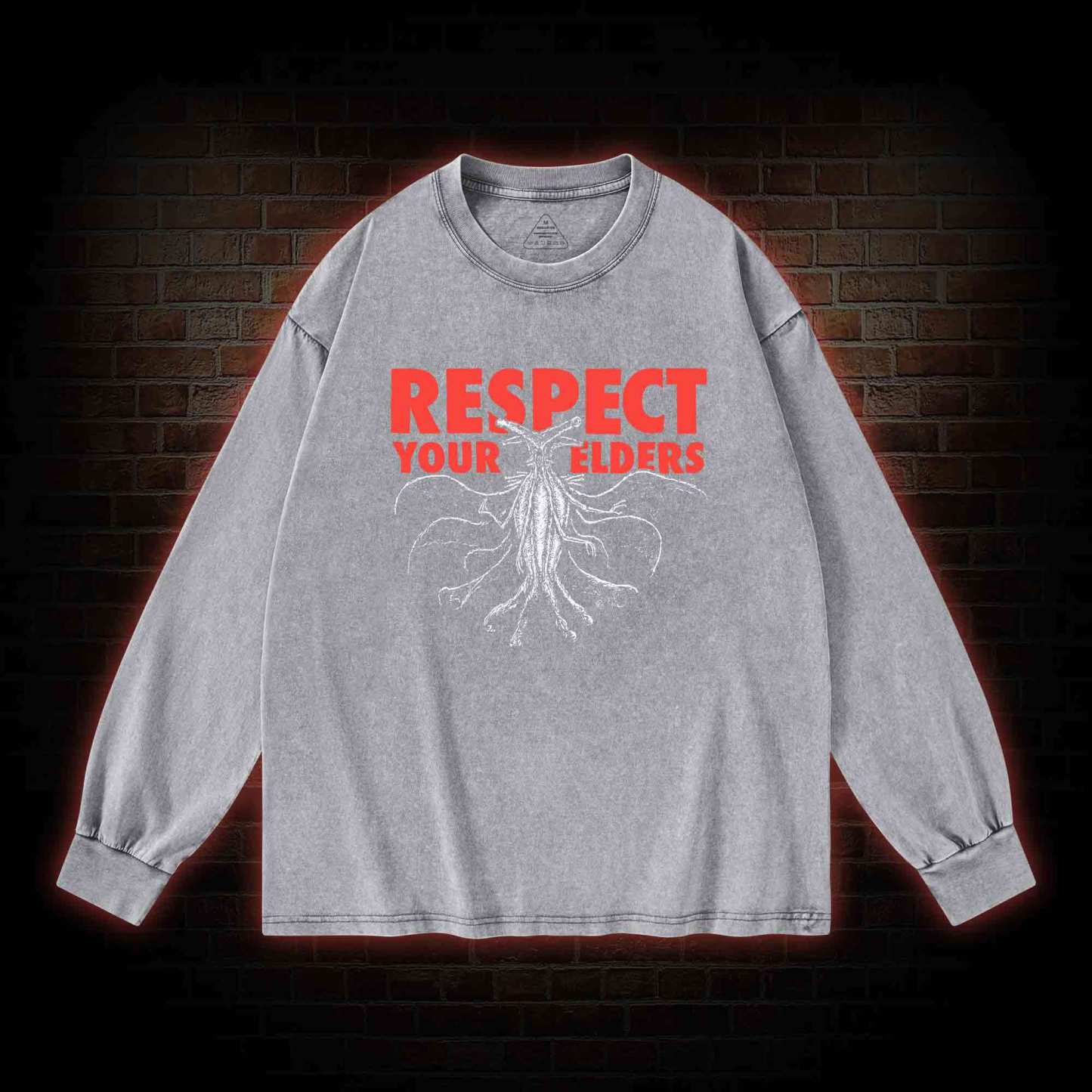 Respect Your Elders Washed Long-Sleeve T-shirt