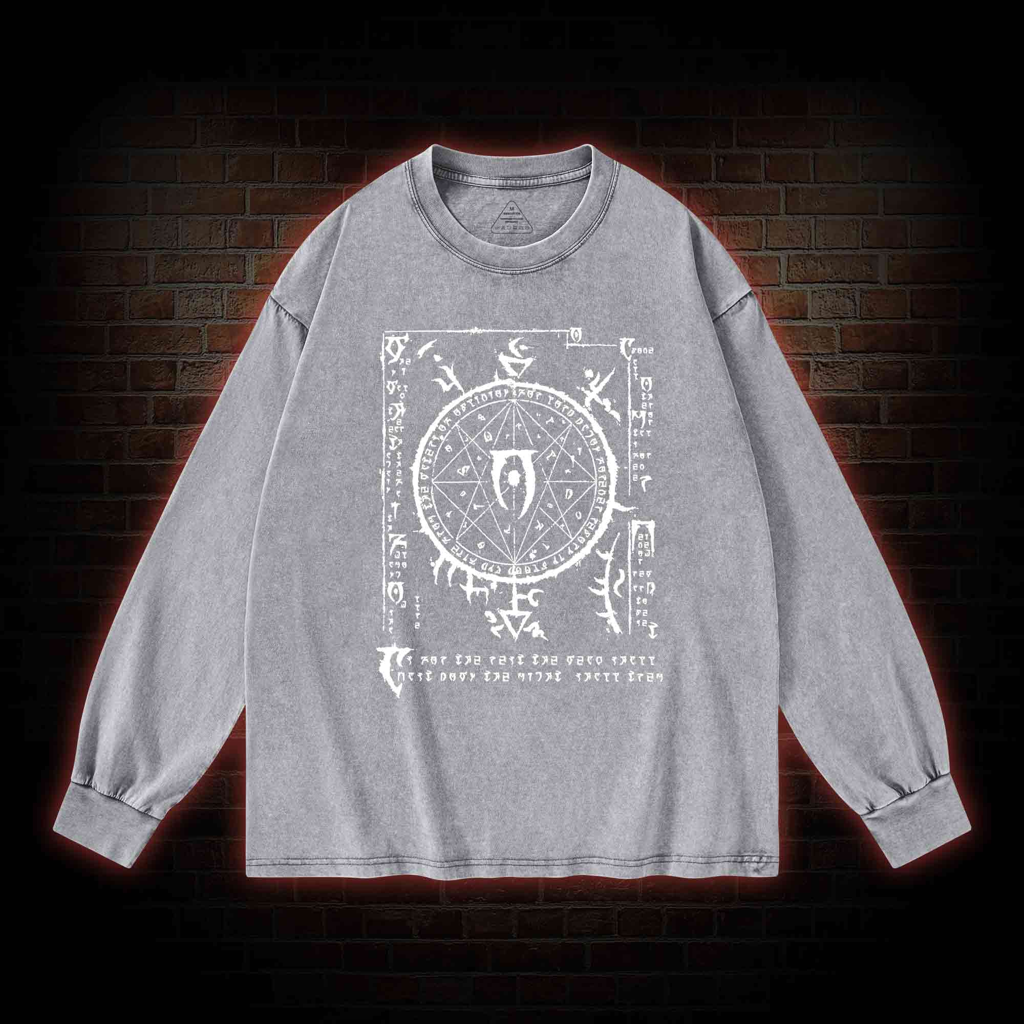 Mysterium Washed Long-Sleeve T-shirt