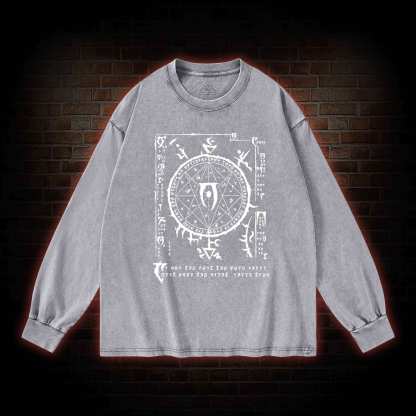 Mysterium Washed Long-Sleeve T-shirt