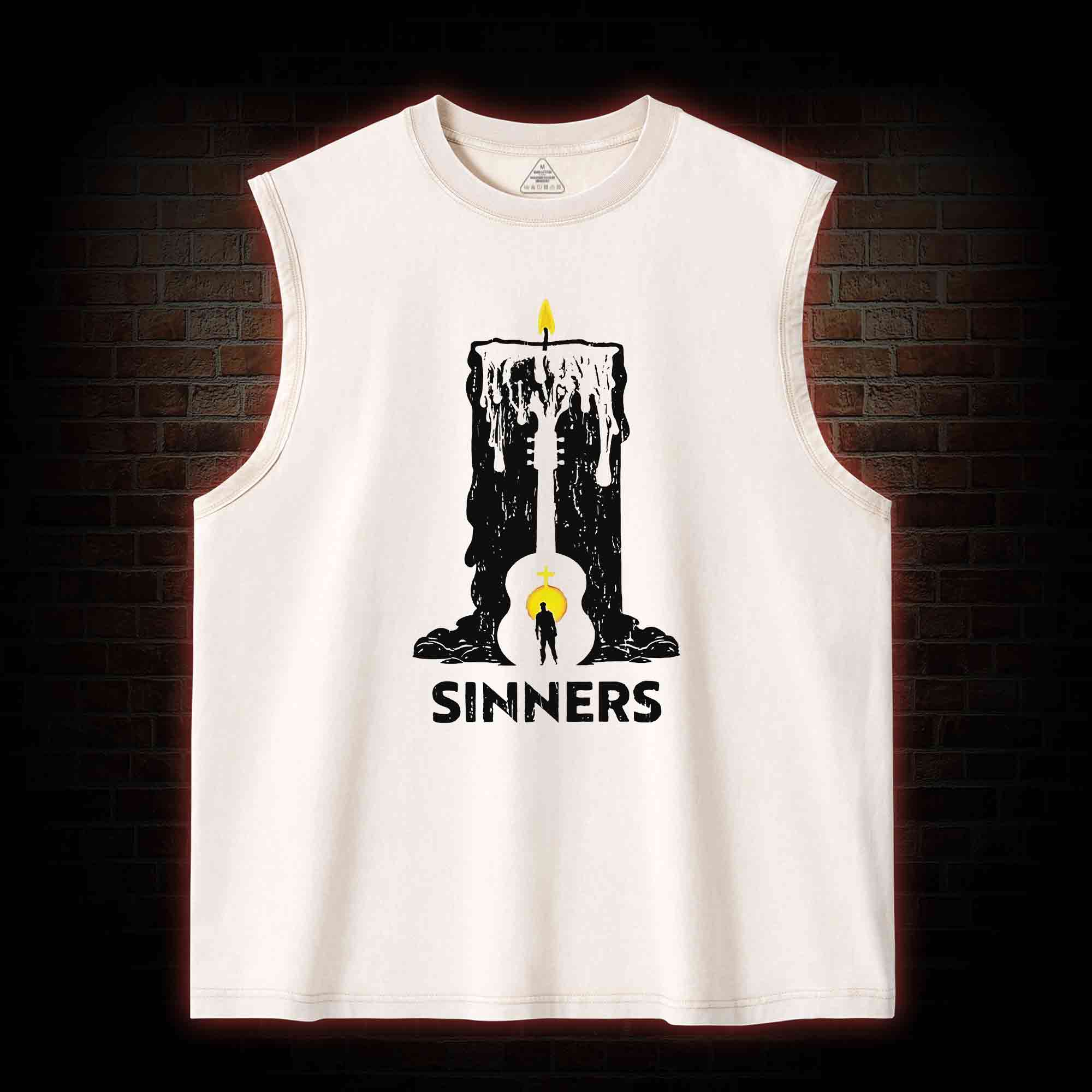 We Rule the Night Washed Tank Top