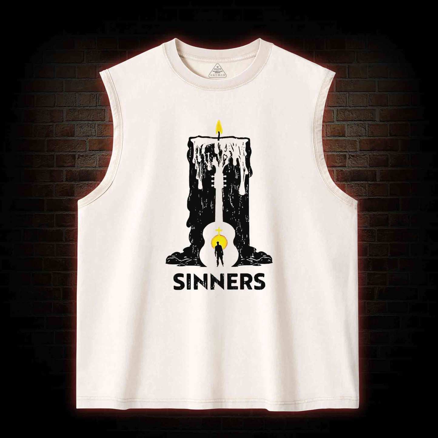 We Rule the Night Washed Tank Top