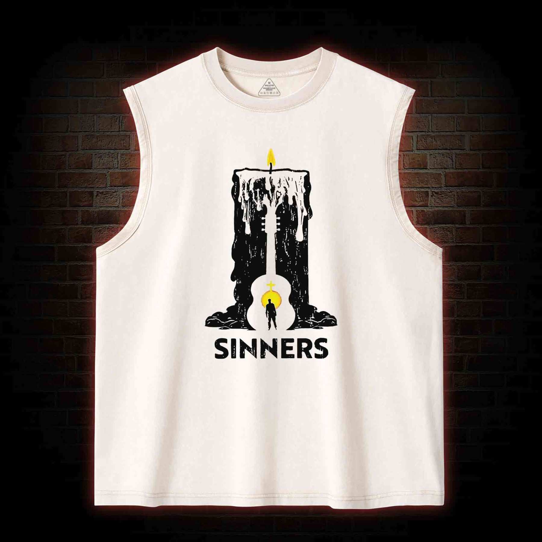 We Rule the Night Washed Tank Top