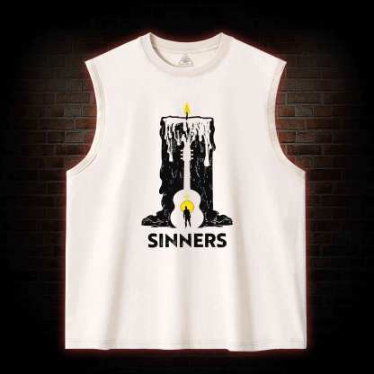 We Rule the Night Washed Tank Top