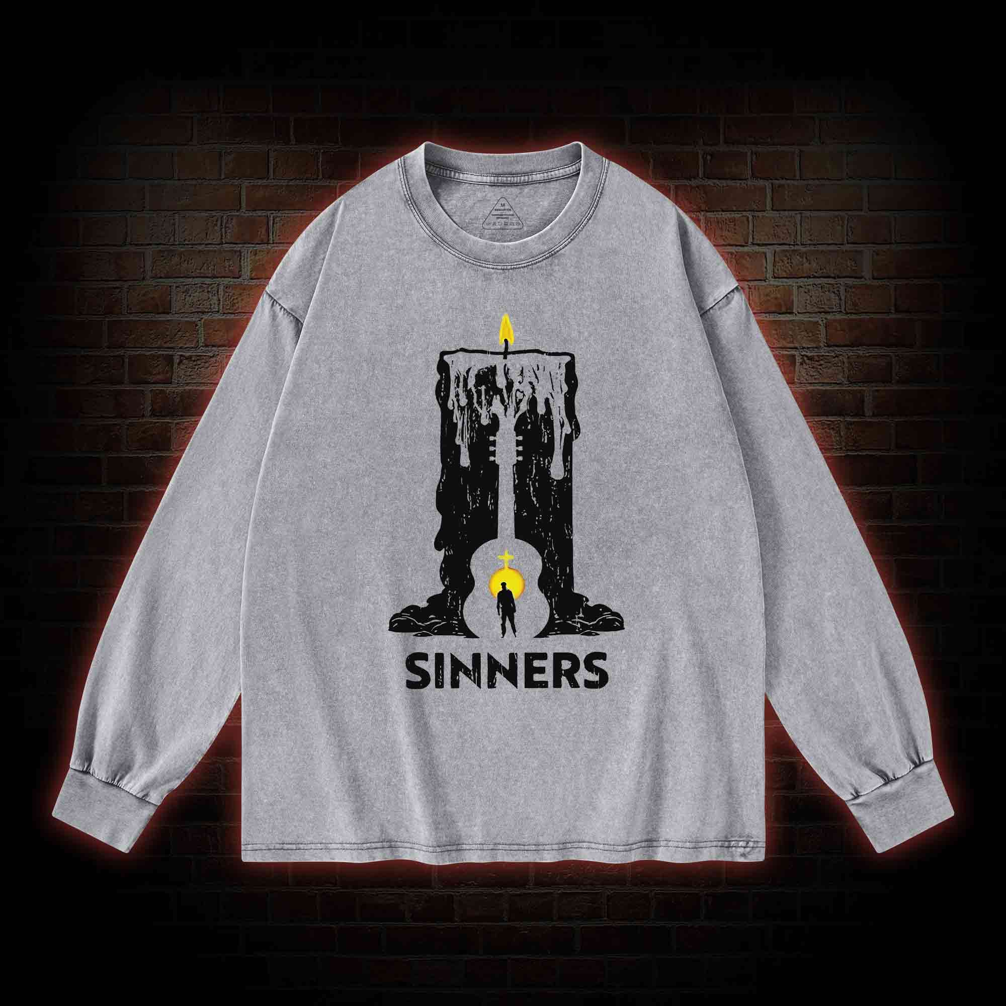 We Rule the Night Washed Long-Sleeve T-shirt